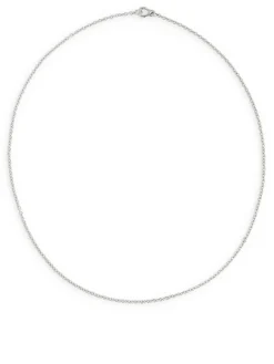 Medium Sterling Silver Chain Necklace