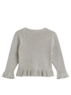 Metallic Frill Jumper