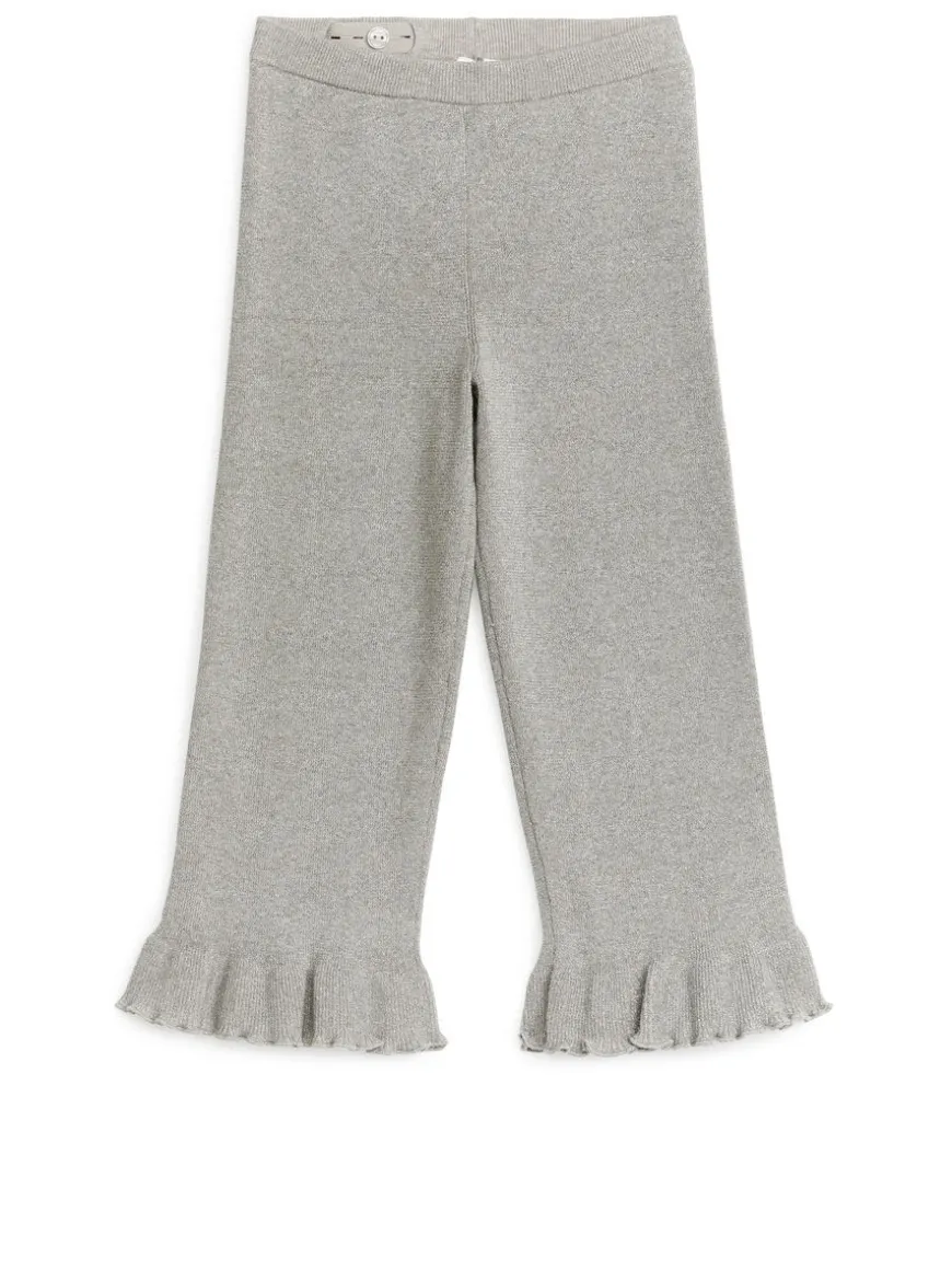 Metallic Frill Trousers