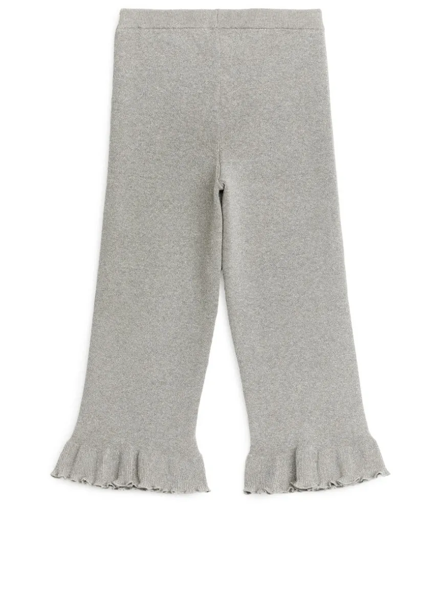 Metallic Frill Trousers