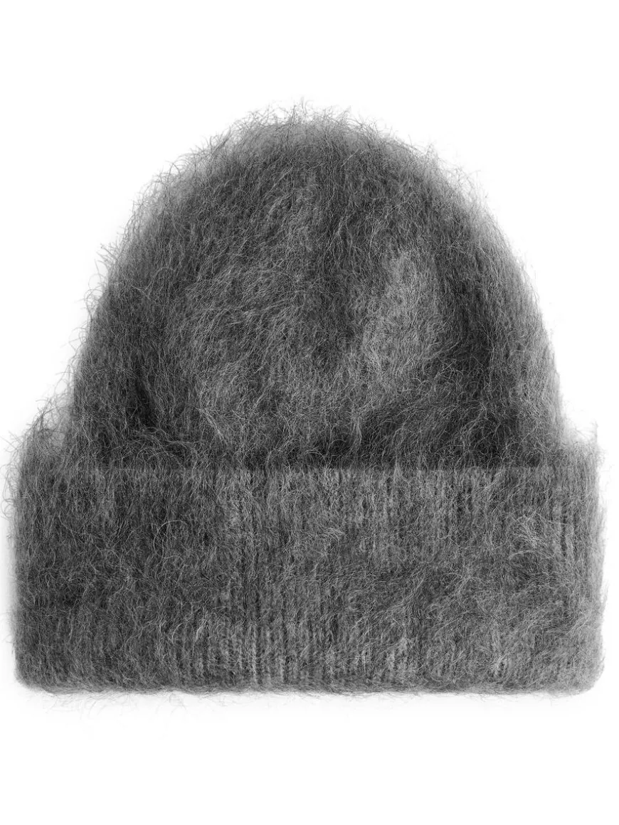 Mohair-Wool Blend Beanie