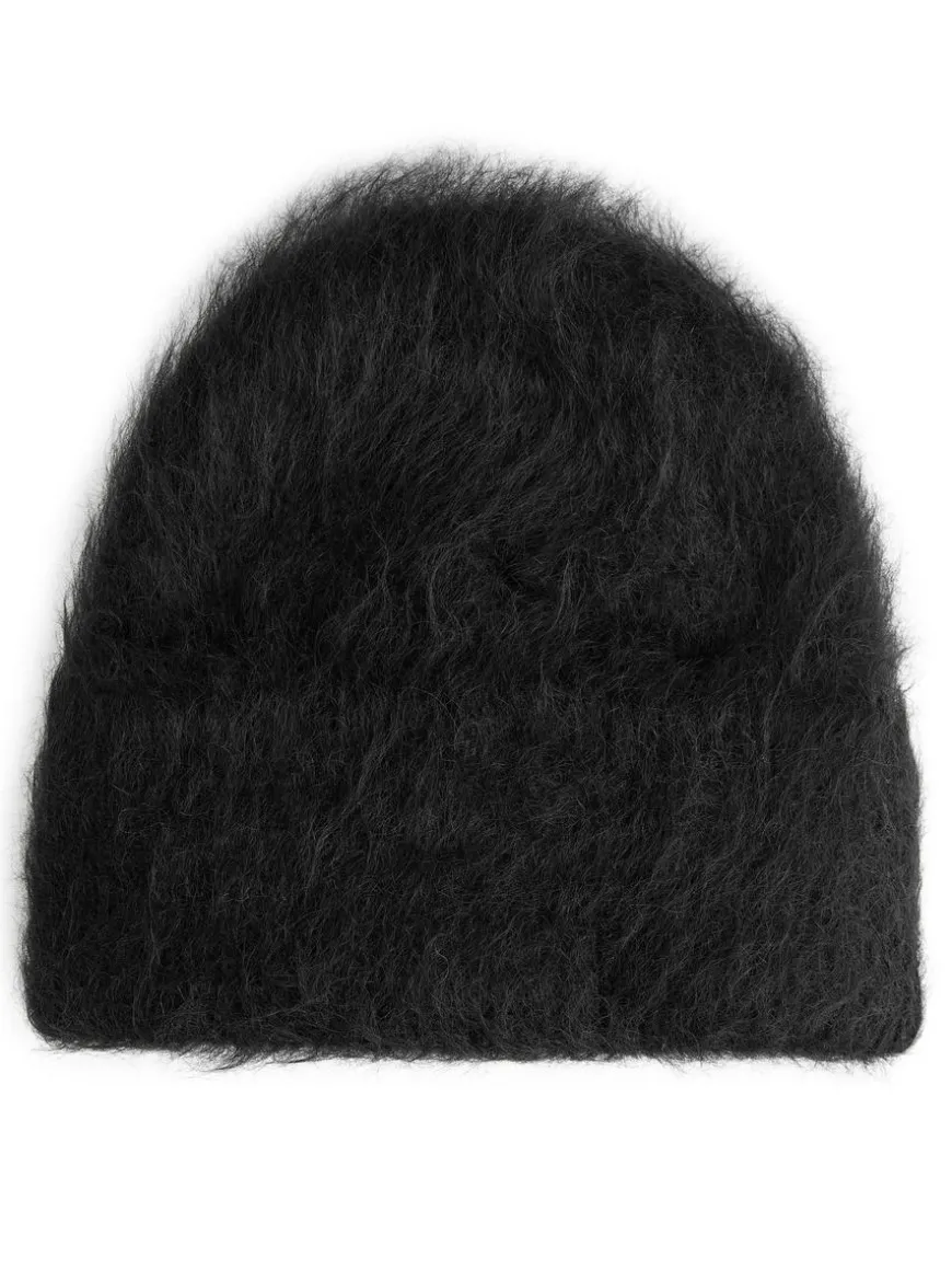 Mohair-Wool Blend Beanie