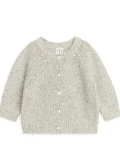 Neps Wool-Blend Cardigan