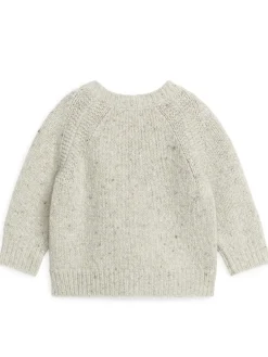 Neps Wool-Blend Cardigan