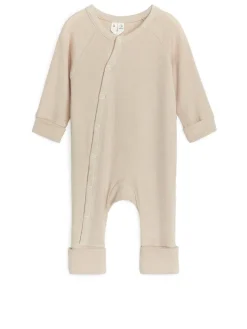 Newborn Smooth Rib Pyjama