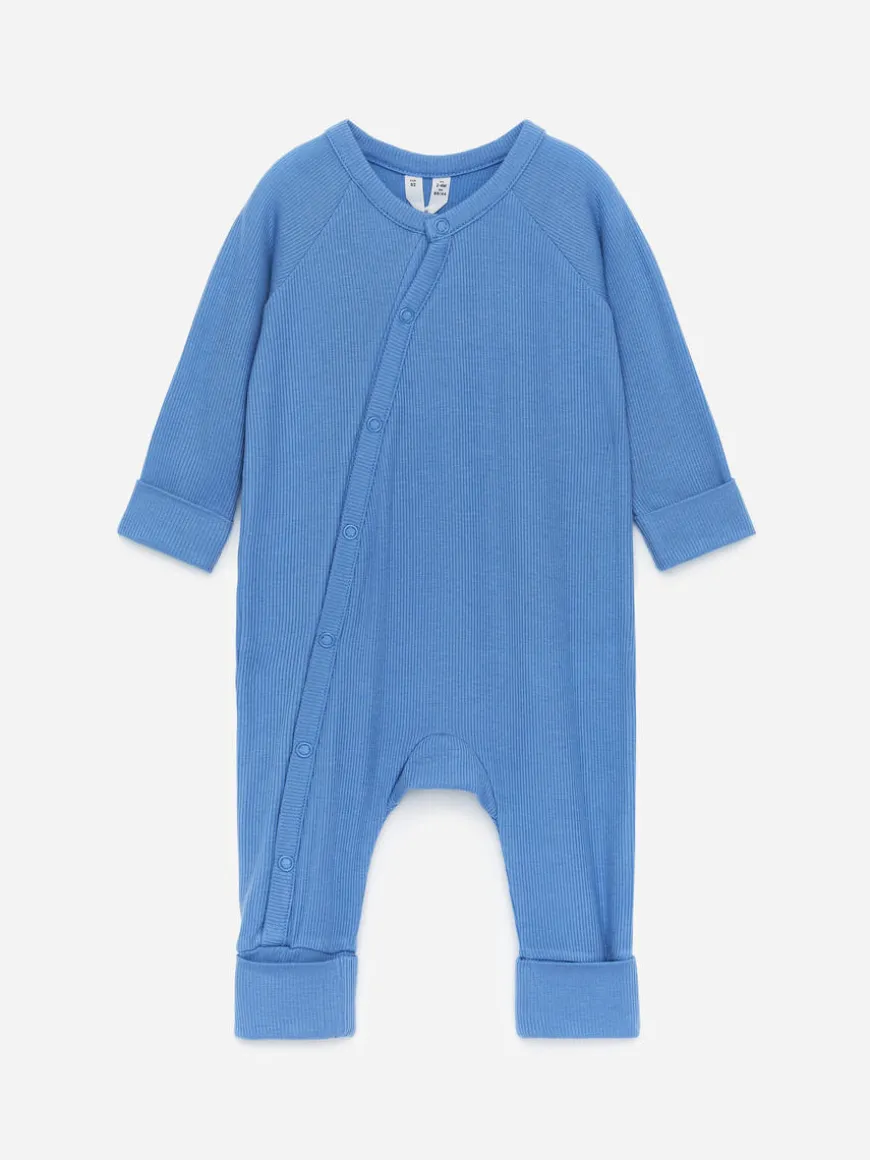 Newborn Smooth Rib Pyjama
