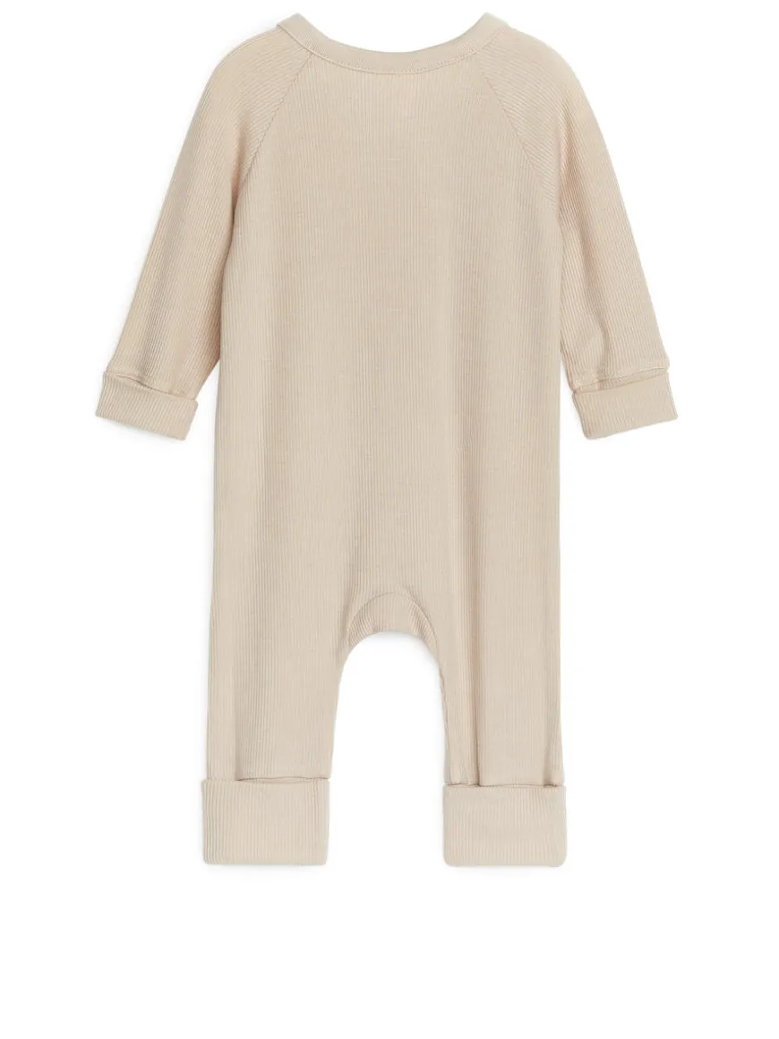 Newborn Smooth Rib Pyjama