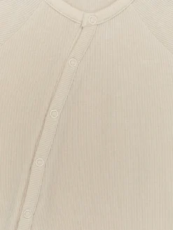 Newborn Smooth Rib Pyjama