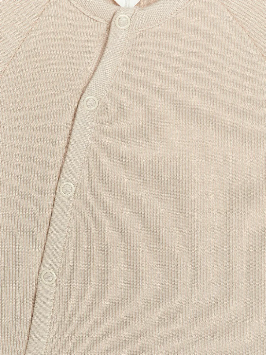 Newborn Smooth Rib Pyjama