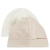 Newborn Soft Cotton Beanie Set Of 2