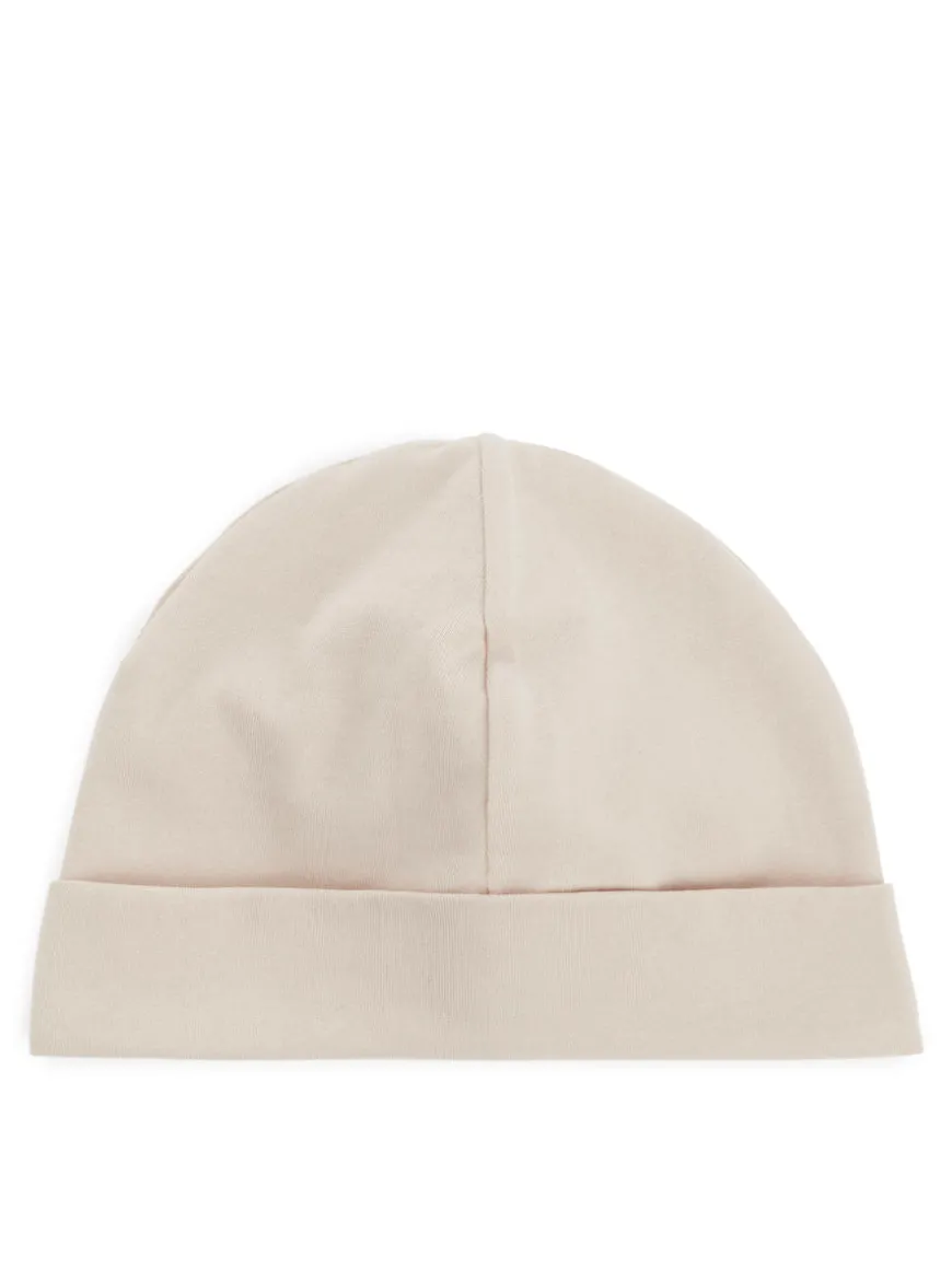 Newborn Soft Cotton Beanie Set Of 2