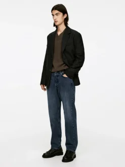 OCEAN Loose Straight Jeans