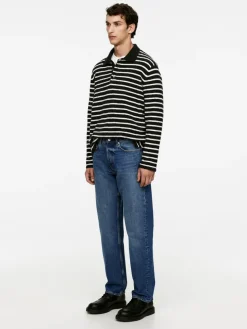 OCEAN Loose Straight Jeans
