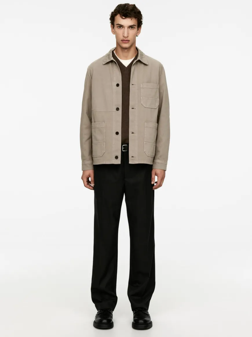 Overdyed Twill Overshirt