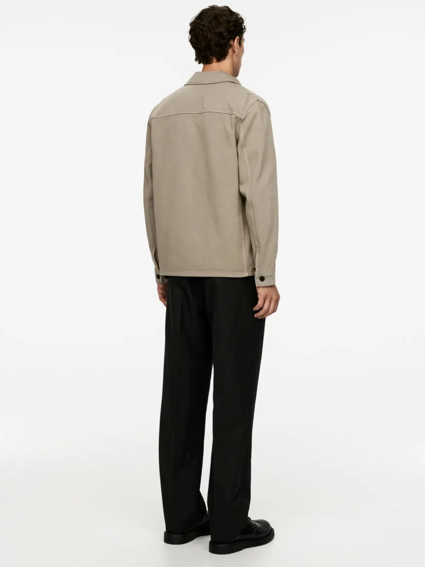 Overdyed Twill Overshirt