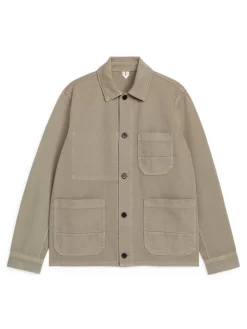 Overdyed Twill Overshirt