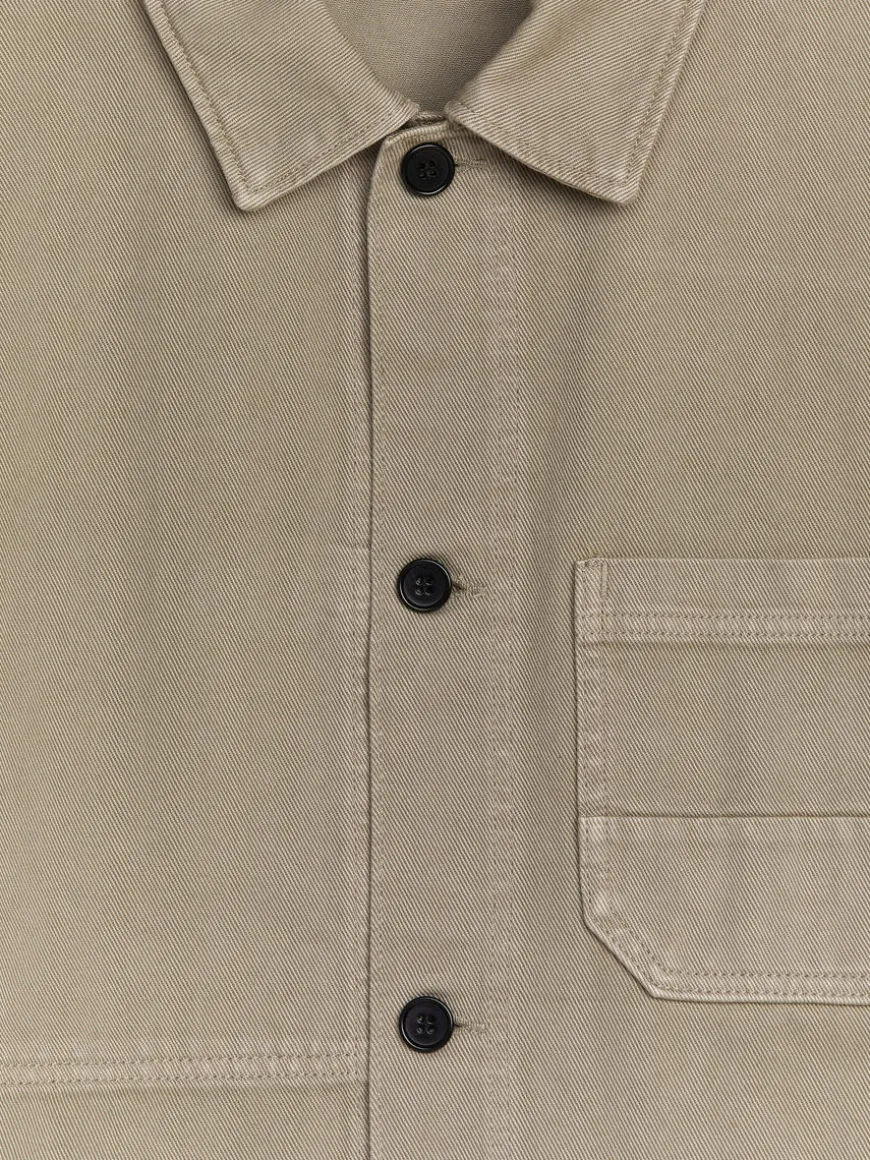 Overdyed Twill Overshirt