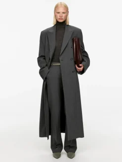 Oversized Double-Breasted Coat