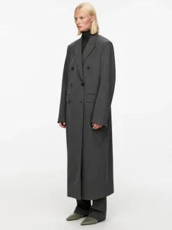 Oversized Double-Breasted Coat