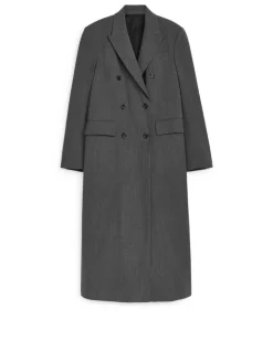 Oversized Double-Breasted Coat