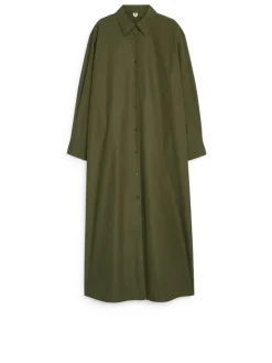 Oversized Shirt Dress