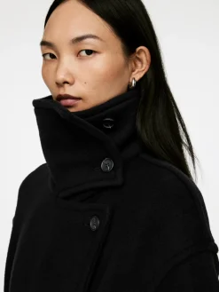 Oversized Wool-Blend Coat