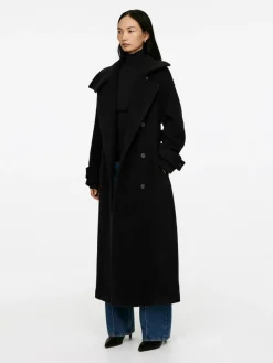 Oversized Wool-Blend Coat