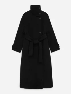 Oversized Wool-Blend Coat