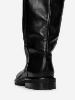 Over-The-Knee Leather Boots