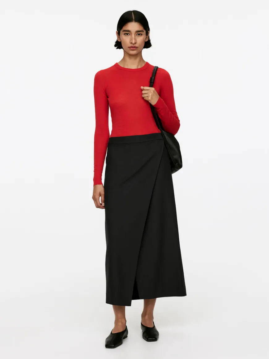 Pencil Wrap Skirt