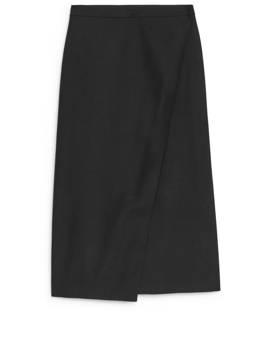 Pencil Wrap Skirt