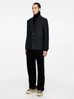 Pinstripe Blazer
