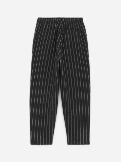 Pinstripe Cotton Sweatpants
