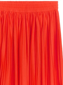 Pleated Midi Skirt