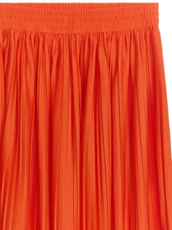 Pleated Midi Skirt