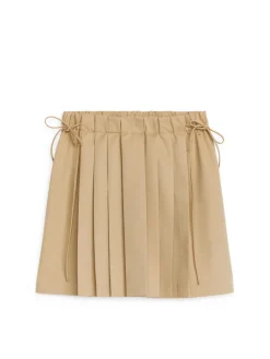 Pleated Midi Skirt