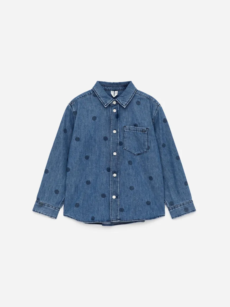 Printed Denim Shirt