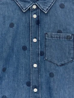 Printed Denim Shirt
