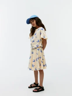 Printed Jersey Skirt