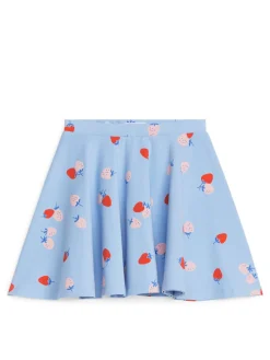 Printed Jersey Skirt