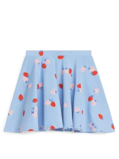 Printed Jersey Skirt