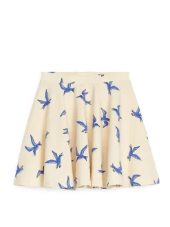 Printed Jersey Skirt