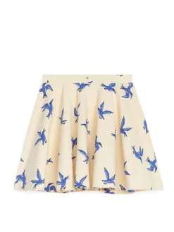Printed Jersey Skirt