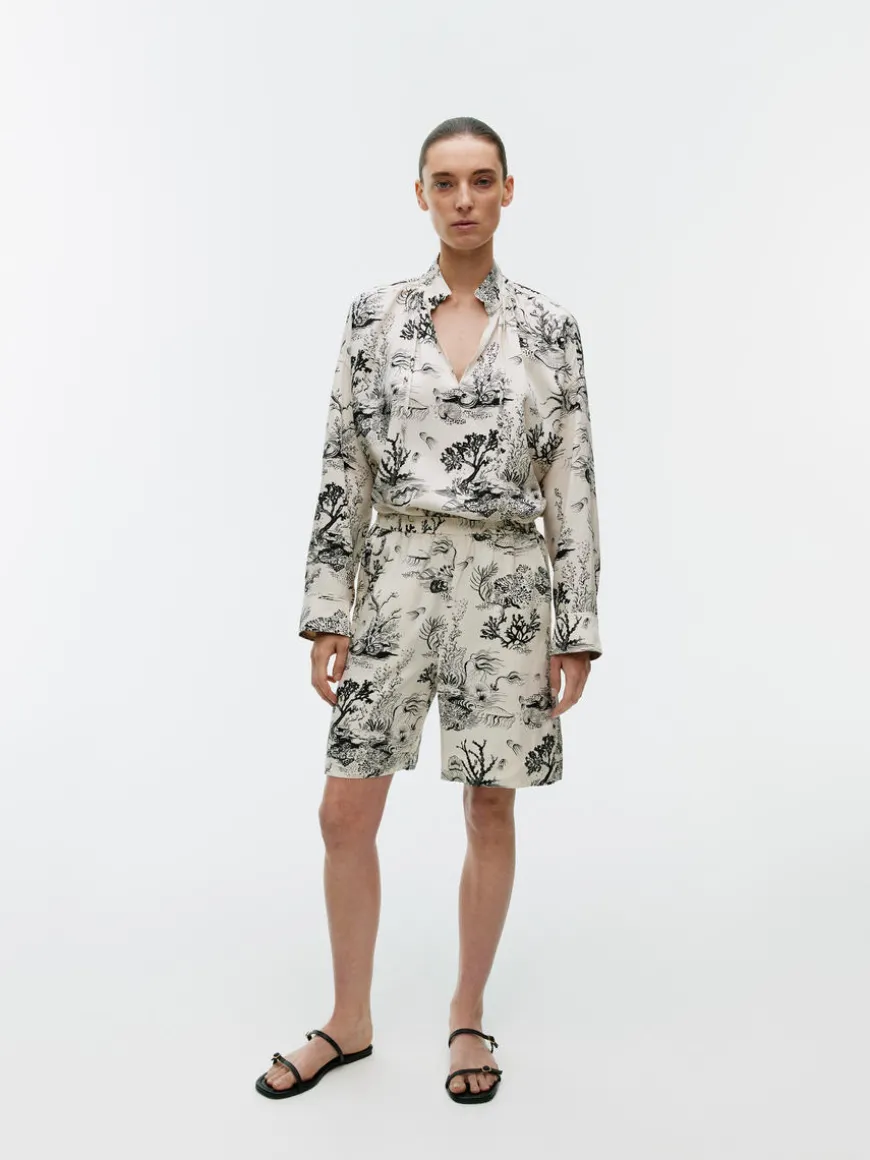 Printed Pull-On Shorts