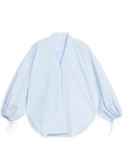 Puff-Sleeve Blouse