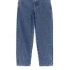 Pull-On Denim Trousers