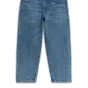 Pull-On Denim Trousers