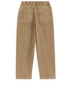 Pull-On Denim Trousers