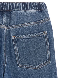 Pull-On Denim Trousers