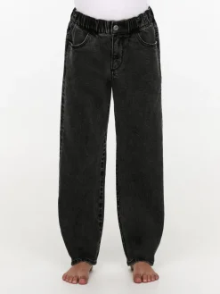 Pull-On Denim Trousers